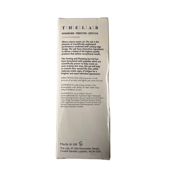 THE LAB London institute Of Science Firming & Plumping Eye Gel Serum 1.01 Oz - Picture 3 of 3